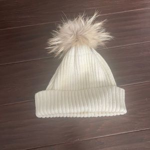 White Winter Hat